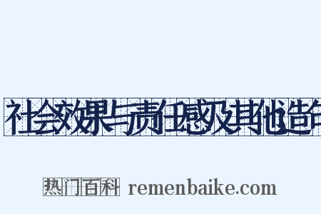 社会效果与责任感及其他造句是什么意思的图片
